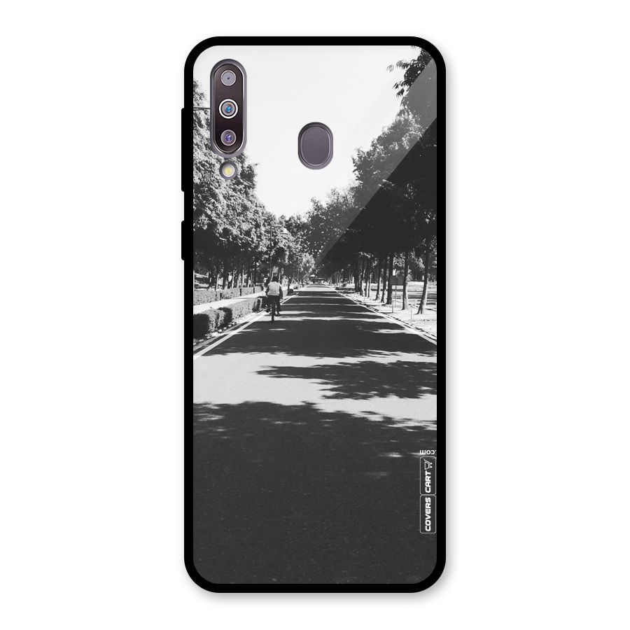 Monochrome Path Glass Back Case for Galaxy M30