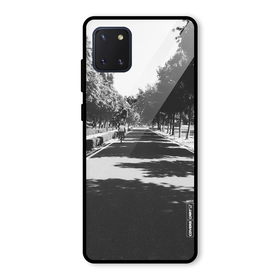 Monochrome Path Glass Back Case for Galaxy Note 10 Lite