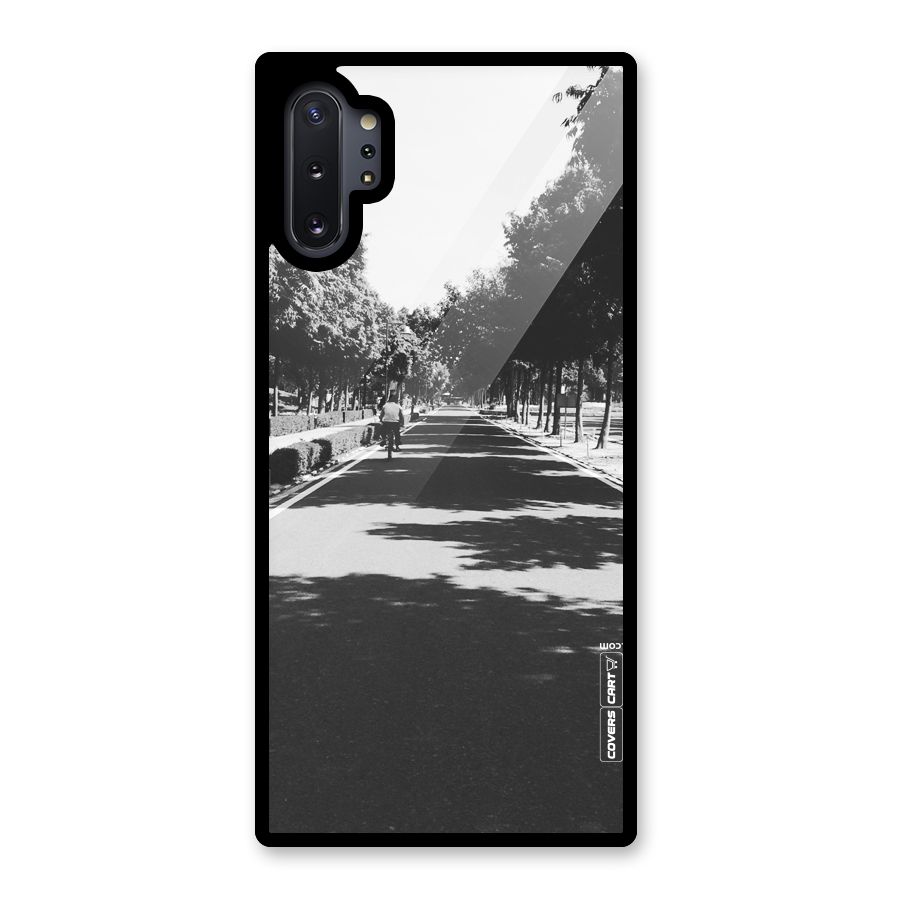Monochrome Path Glass Back Case for Galaxy Note 10 Plus