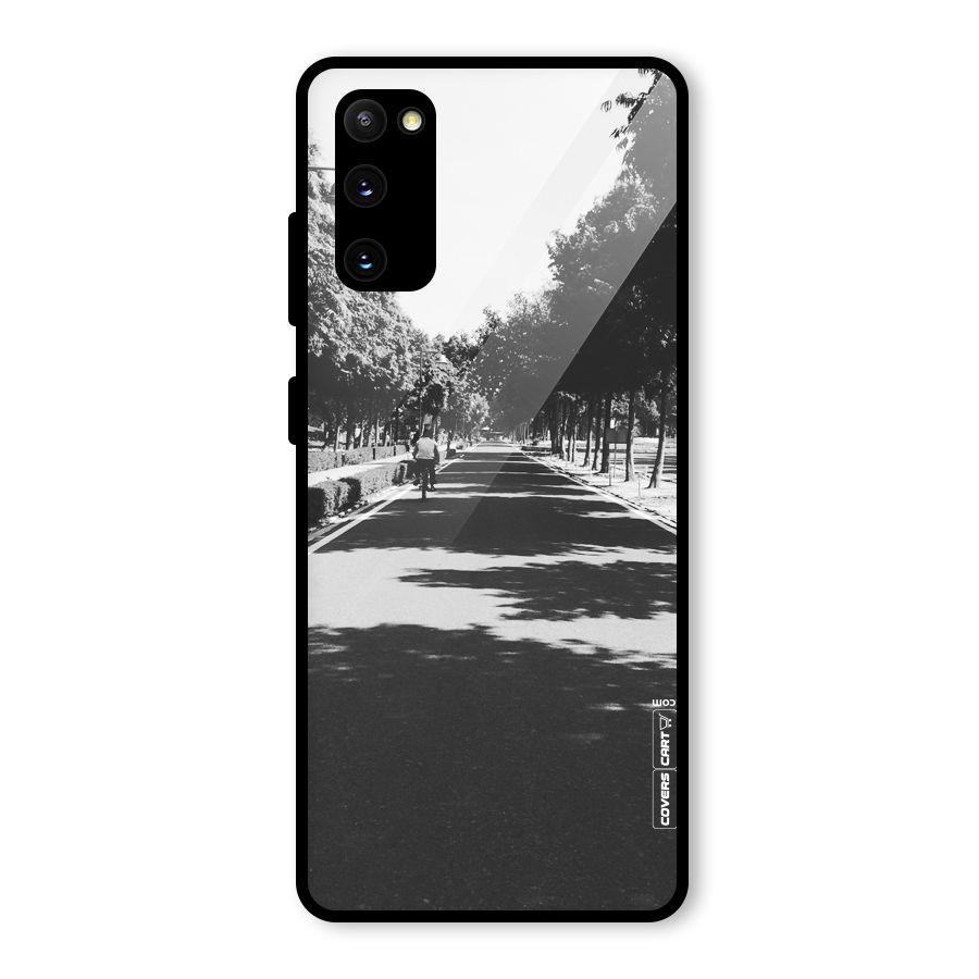 Monochrome Path Glass Back Case for Galaxy S20 FE