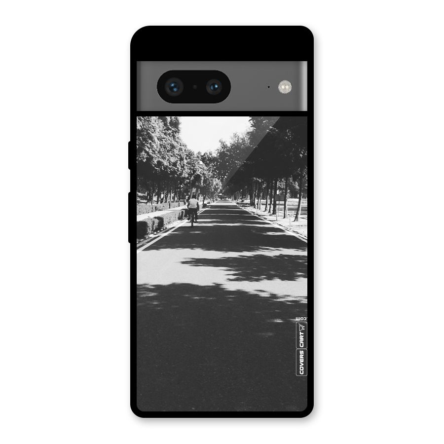 Monochrome Path Glass Back Case for Google Pixel 7