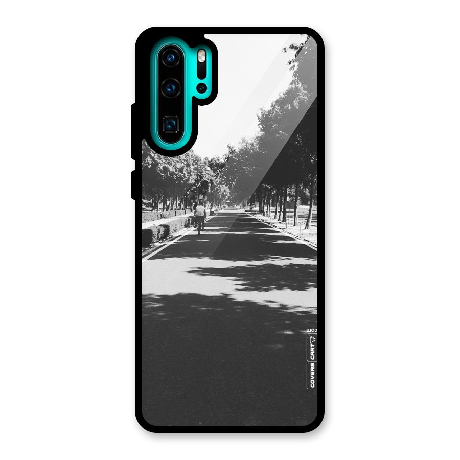 Monochrome Path Glass Back Case for Huawei P30 Pro