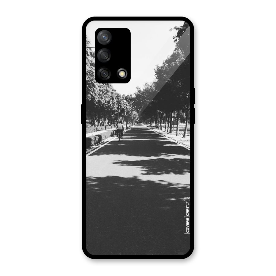 Monochrome Path Glass Back Case for Oppo F19