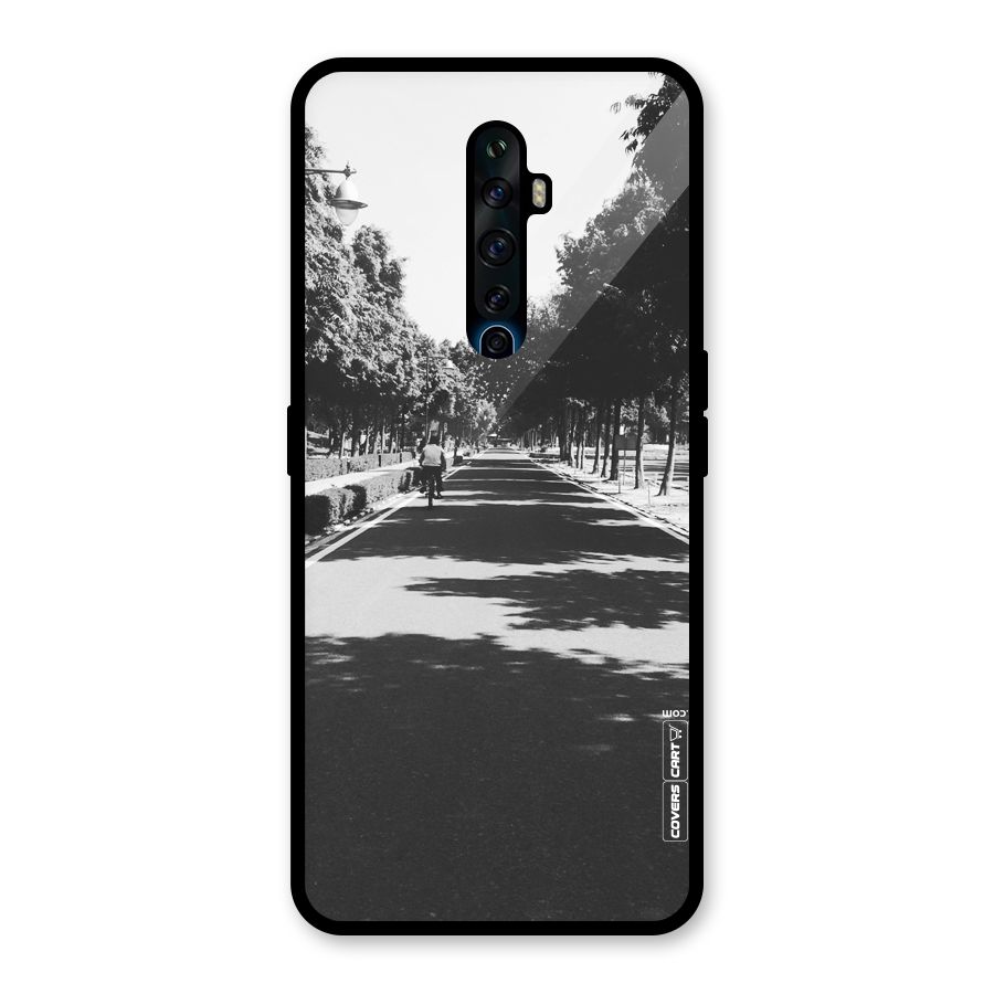 Monochrome Path Glass Back Case for Oppo Reno2 F