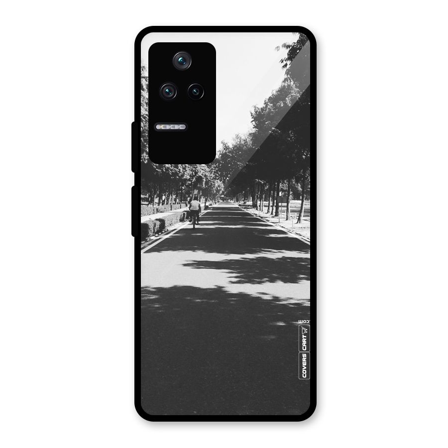 Monochrome Path Glass Back Case for Poco F4 5G