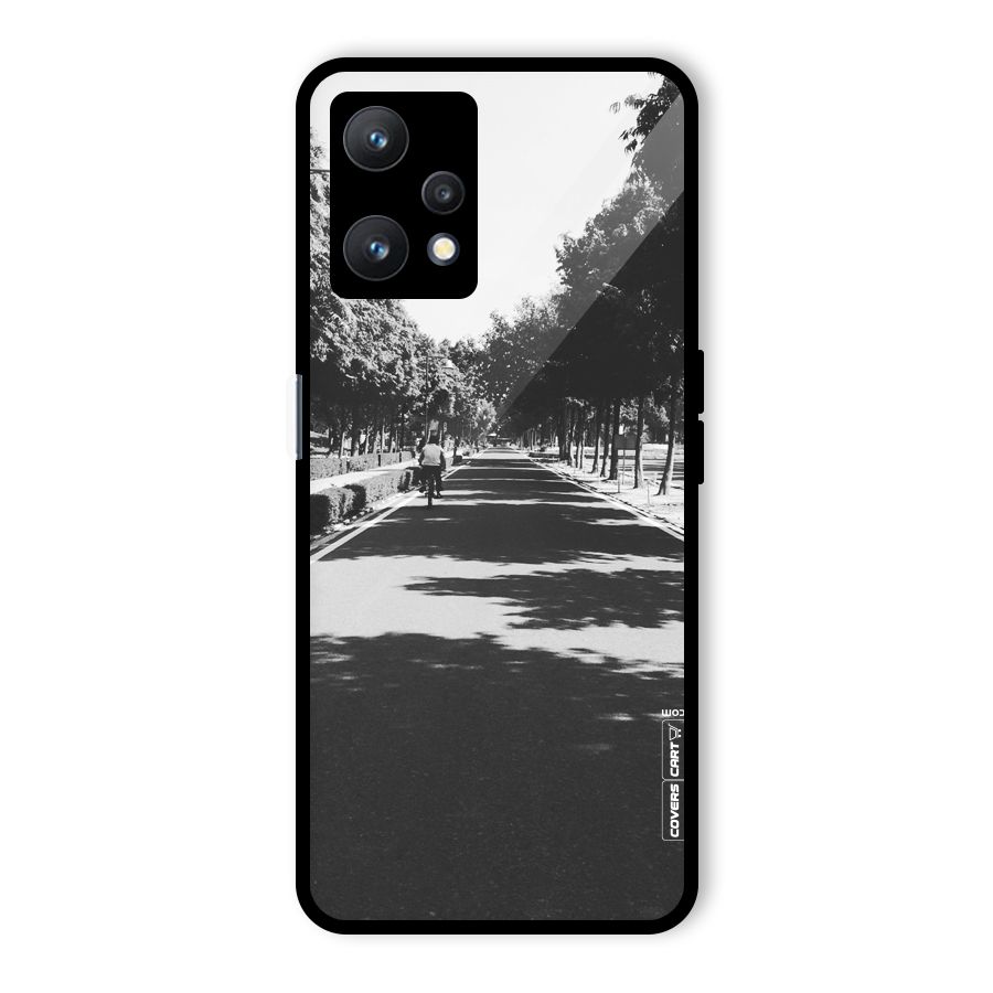 Monochrome Path Glass Back Case for Realme 9 Pro 5G