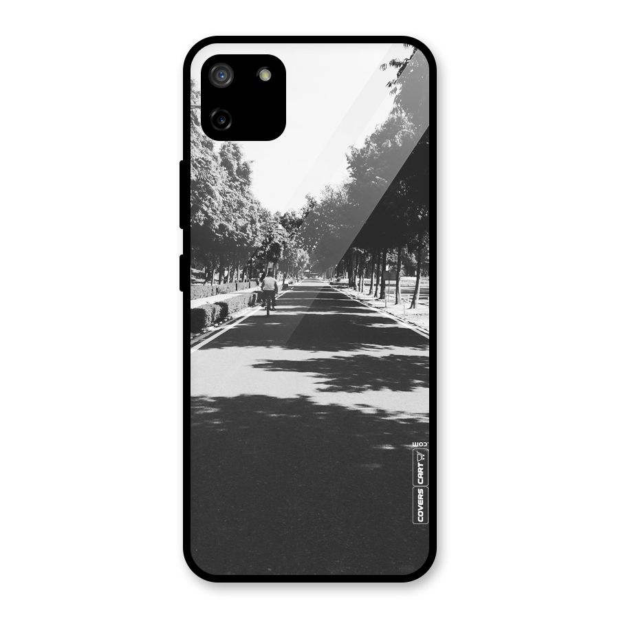 Monochrome Path Glass Back Case for Realme C11