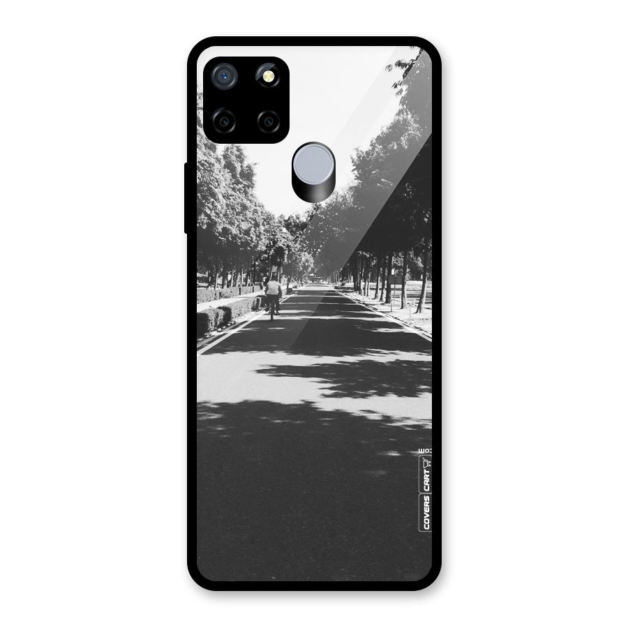 Monochrome Path Glass Back Case for Realme Narzo 30A