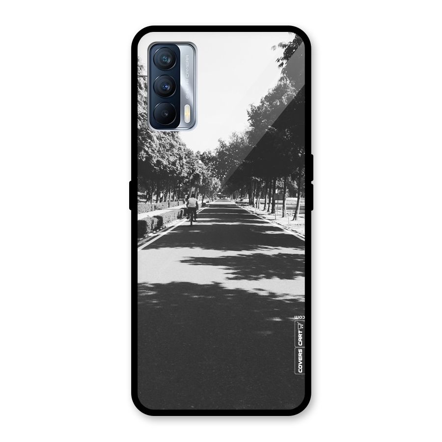 Monochrome Path Glass Back Case for Realme X7