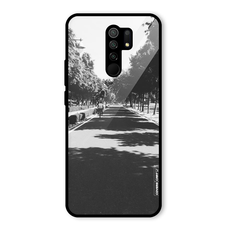 Monochrome Path Glass Back Case for Redmi 9 Prime