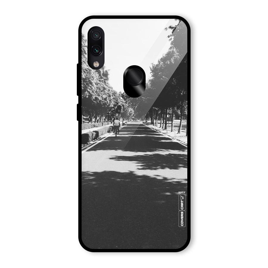 Monochrome Path Glass Back Case for Redmi Note 7 Pro