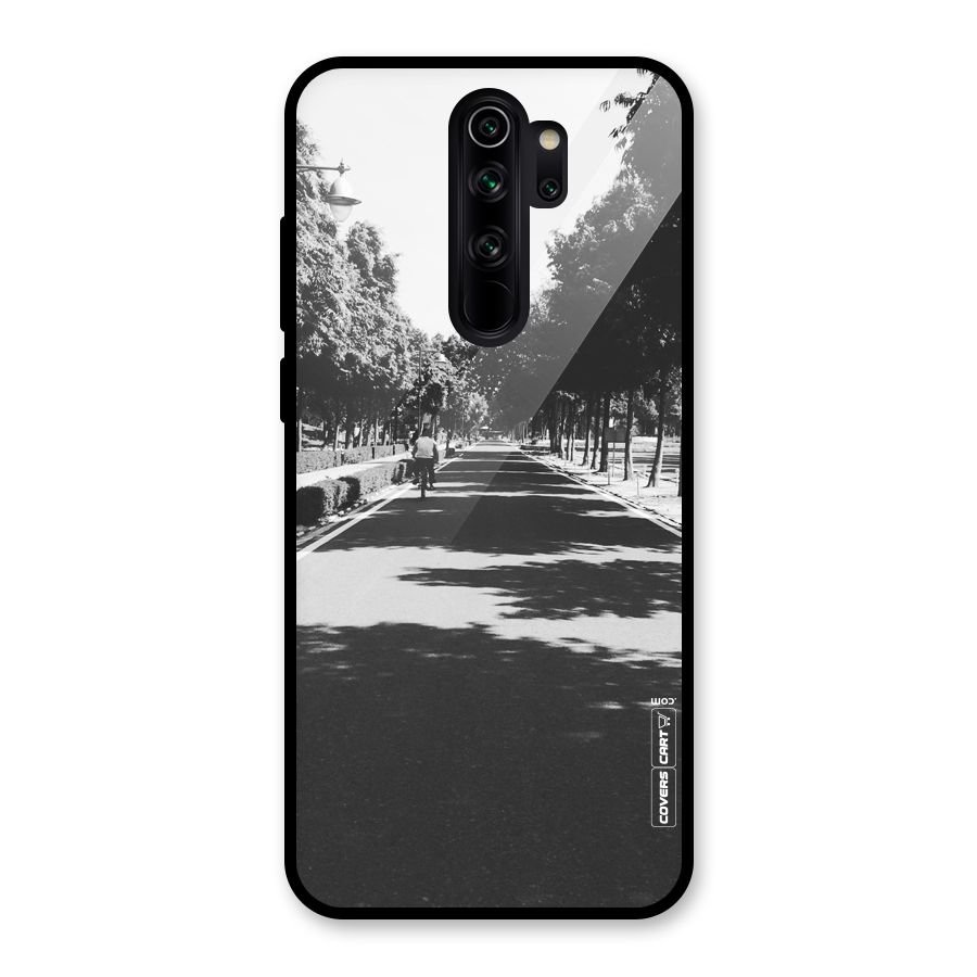 Monochrome Path Glass Back Case for Redmi Note 8 Pro