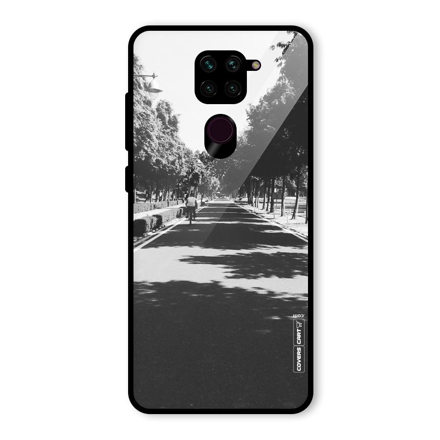Monochrome Path Glass Back Case for Redmi Note 9