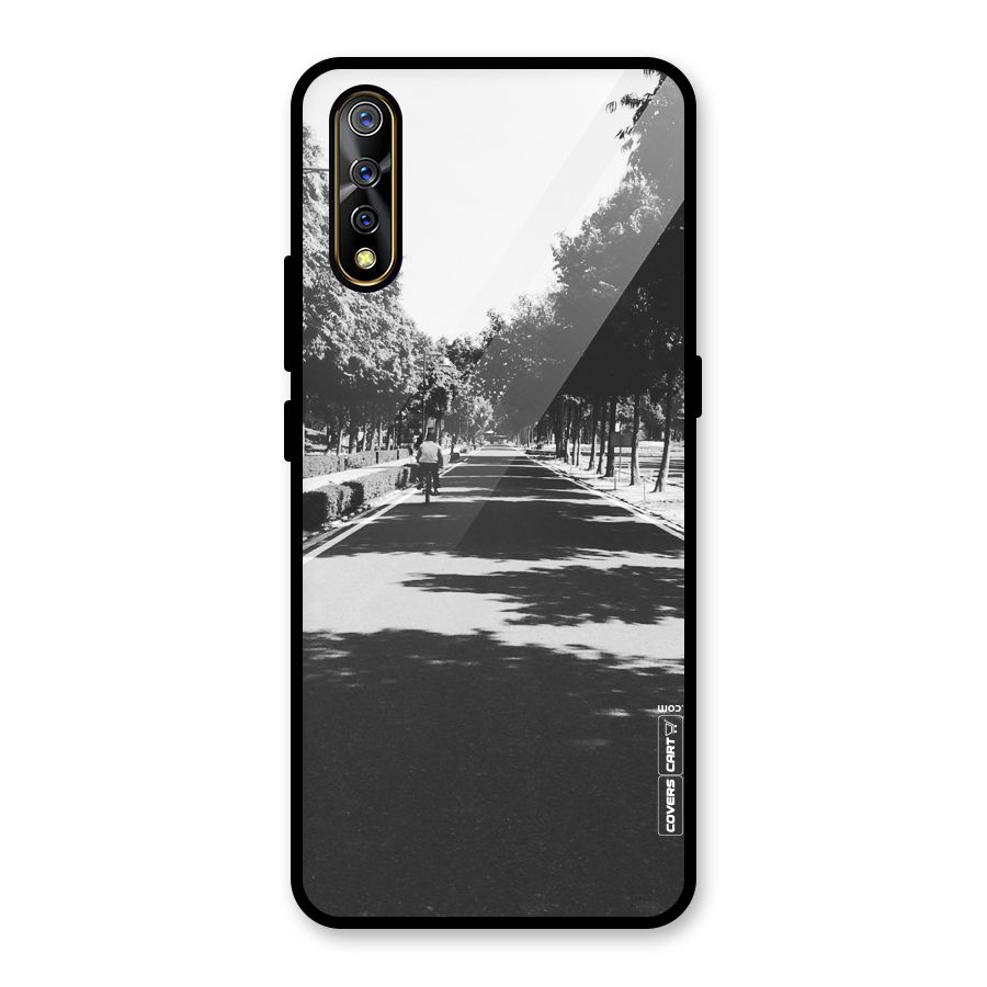 Monochrome Path Glass Back Case for Vivo S1