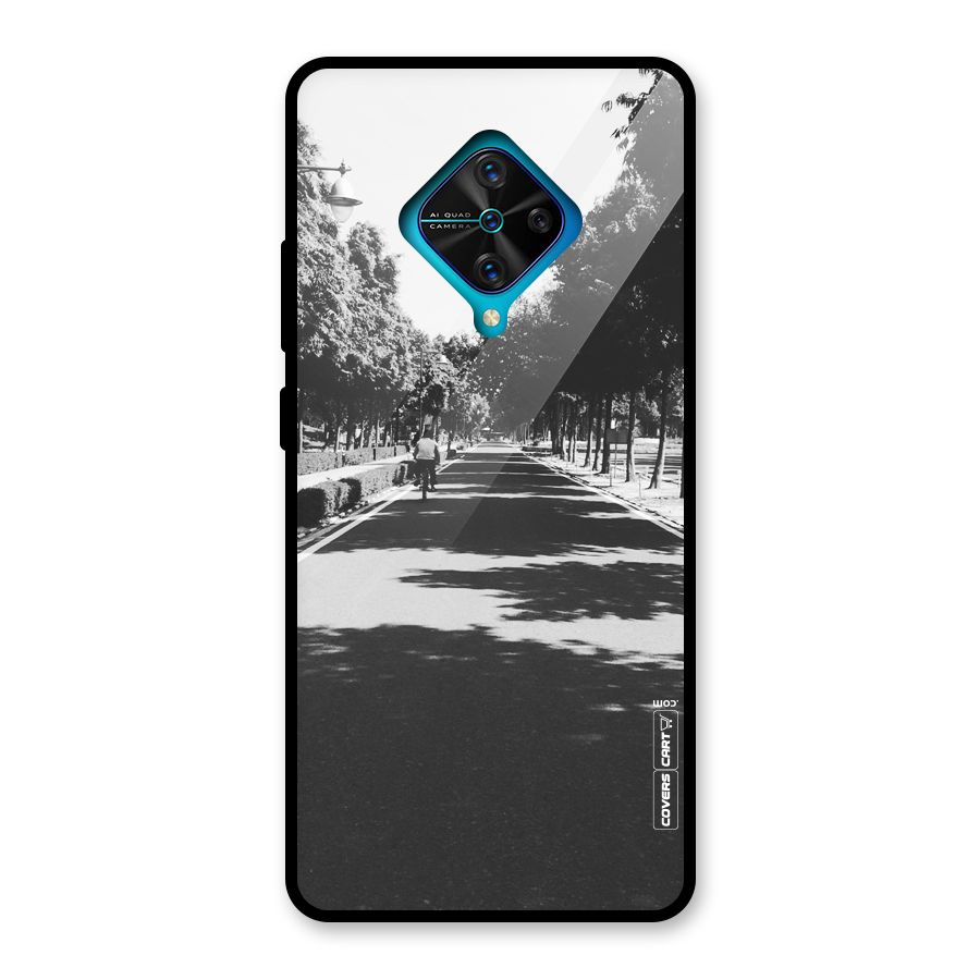 Monochrome Path Glass Back Case for Vivo S1 Pro