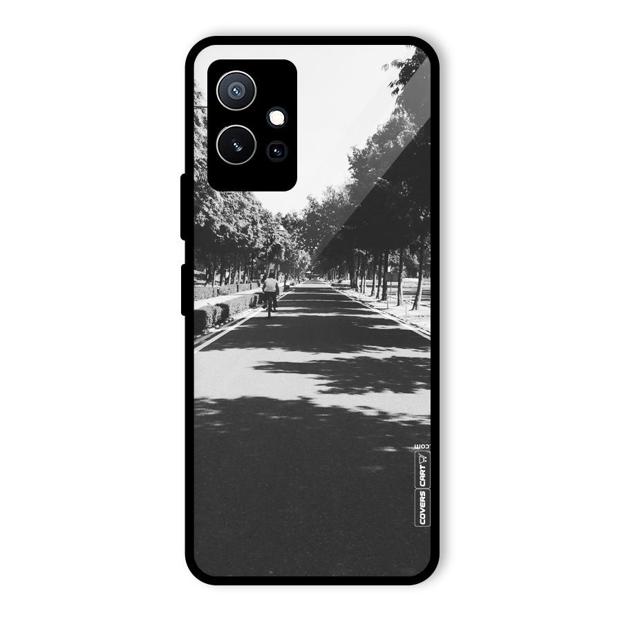 Monochrome Path Glass Back Case for Vivo T1 5G