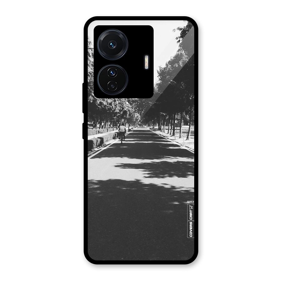 Monochrome Path Glass Back Case for Vivo T1 Pro