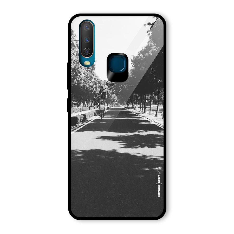 Monochrome Path Glass Back Case for Vivo U10
