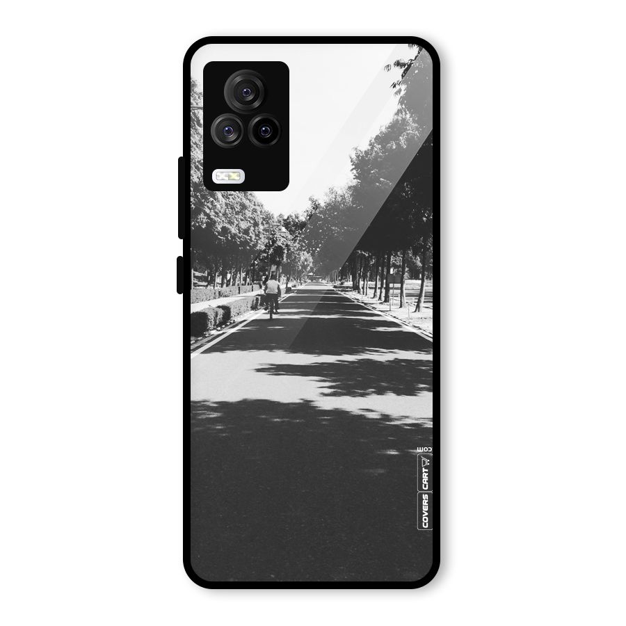 Monochrome Path Glass Back Case for Vivo iQOO 7 Legend 5G