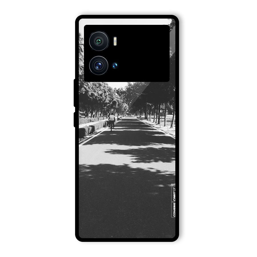 Monochrome Path Glass Back Case for Vivo iQOO 9 Pro