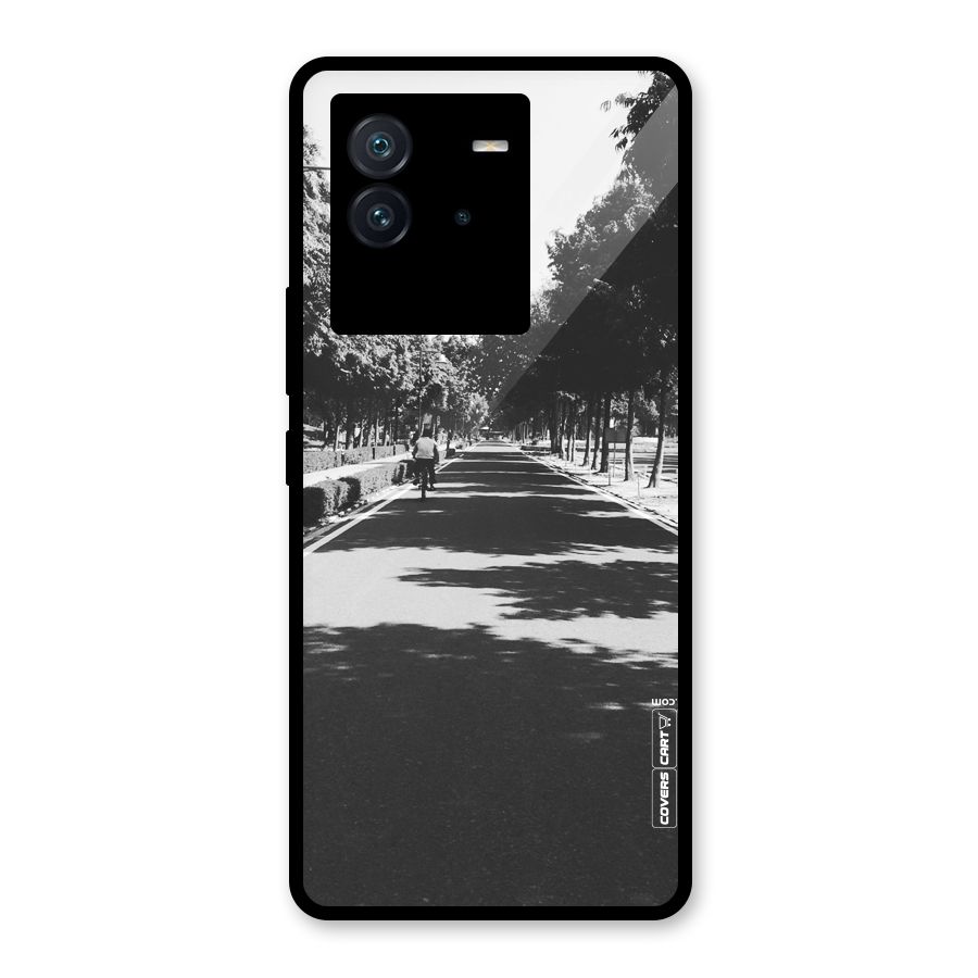 Monochrome Path Glass Back Case for Vivo iQOO Neo 6 5G