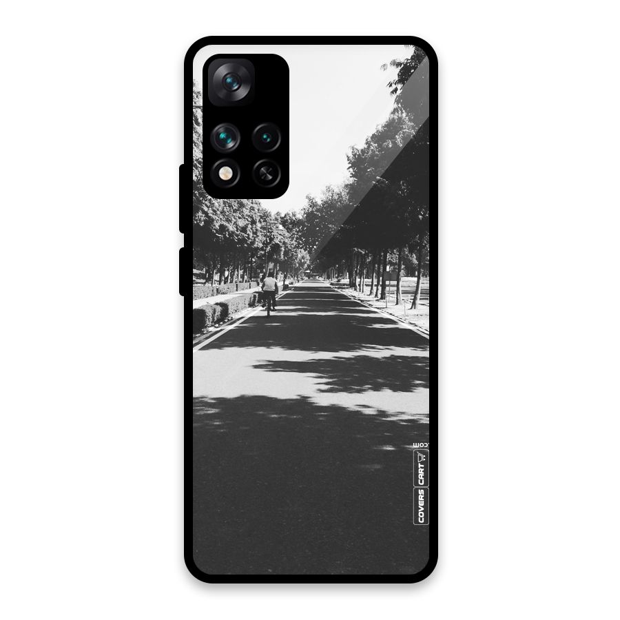 Monochrome Path Glass Back Case for Xiaomi 11i 5G