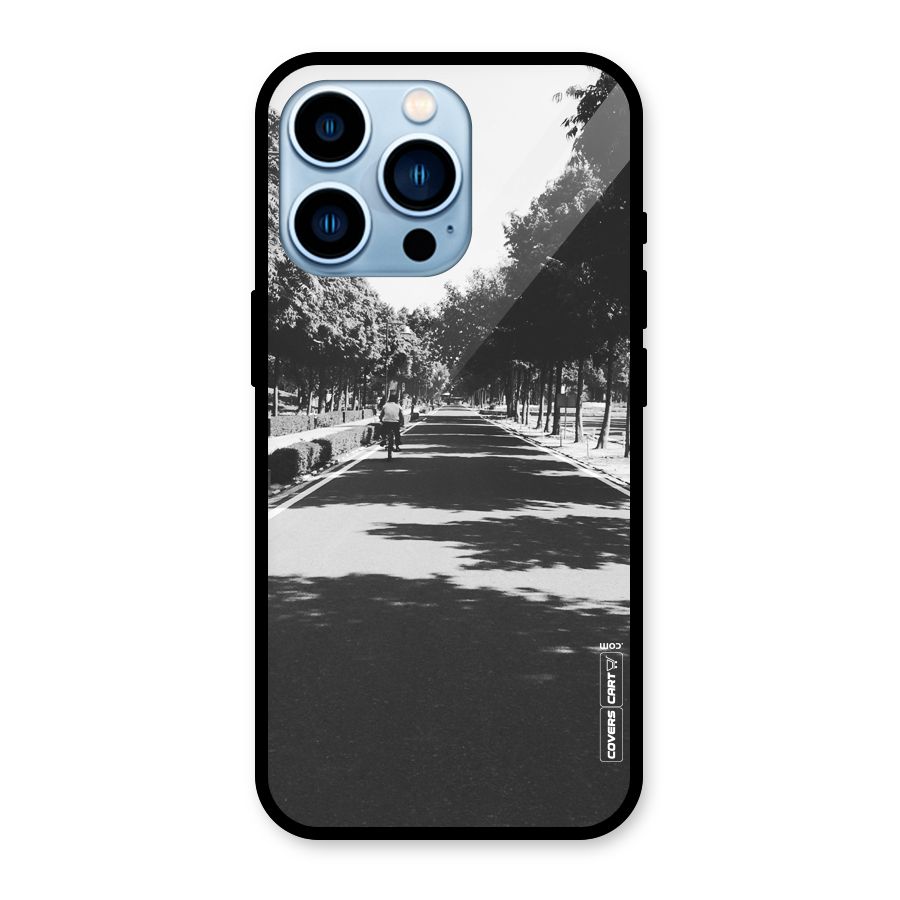 Monochrome Path Glass Back Case for iPhone 13 Pro