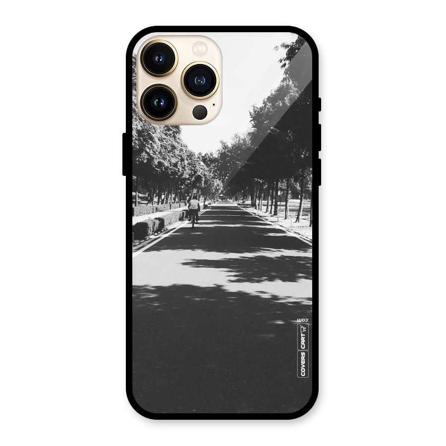 Monochrome Path Glass Back Case for iPhone 13 Pro Max