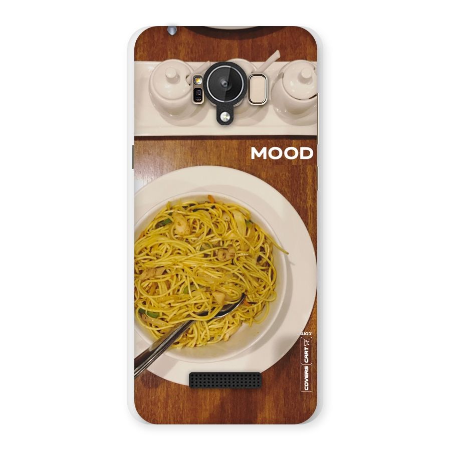 Mood Back Case for Micromax Canvas Spark Q380
