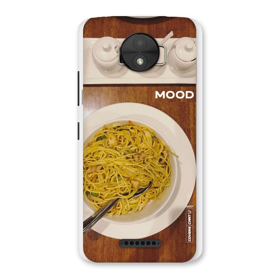 Mood Back Case for Moto C