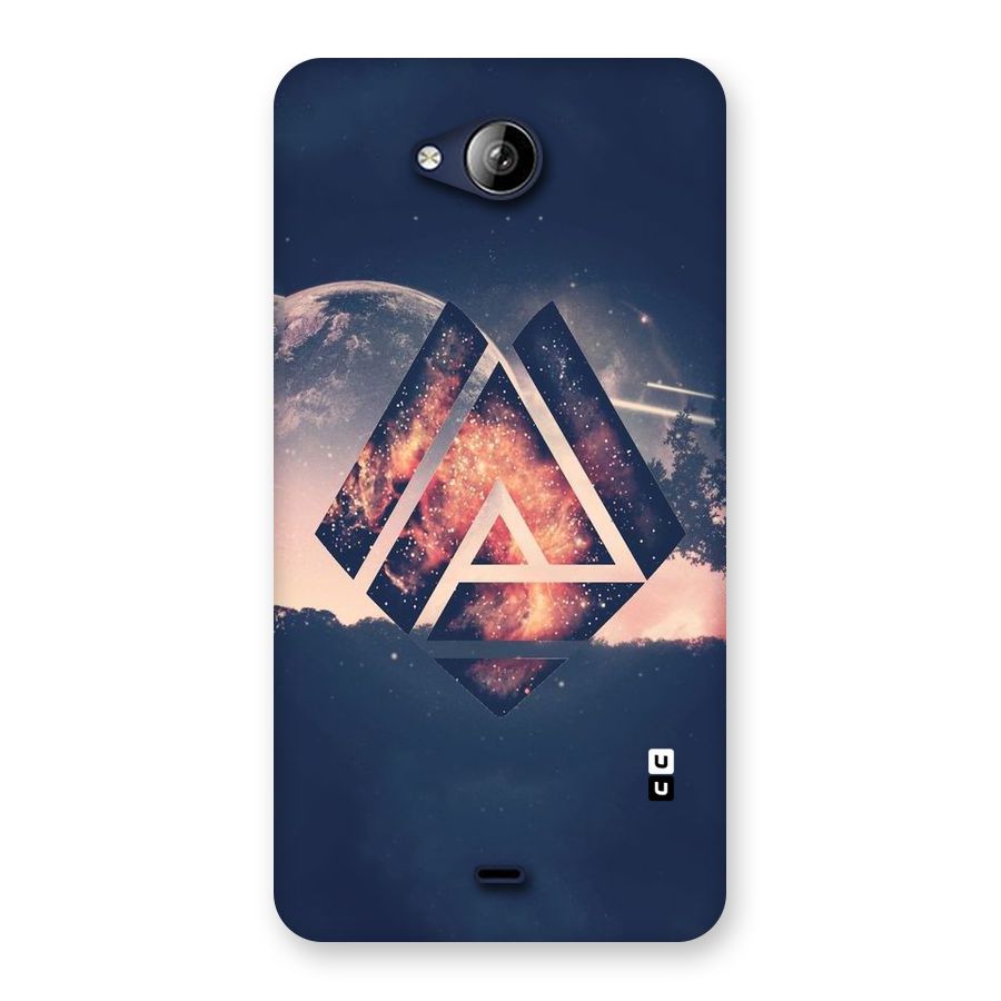 Moon Abstract Back Case for Canvas Play Q355