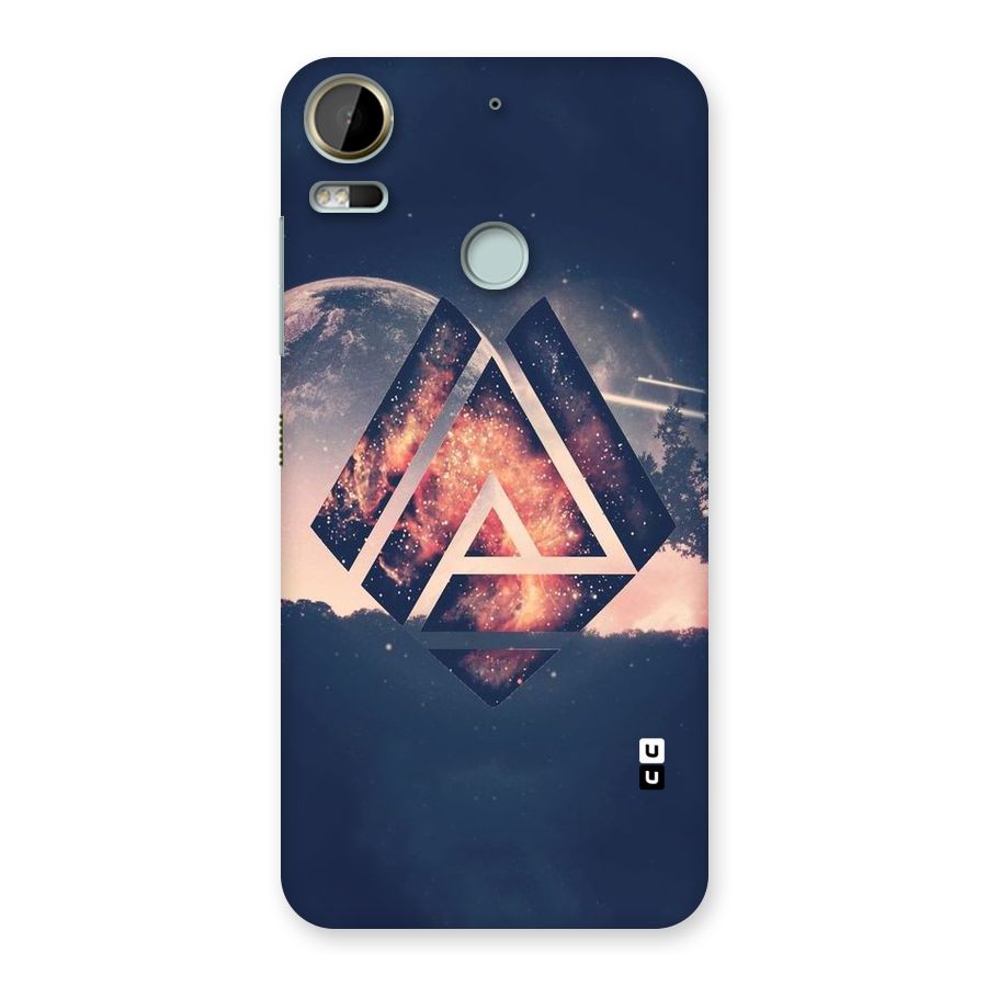 Moon Abstract Back Case for Desire 10 Pro