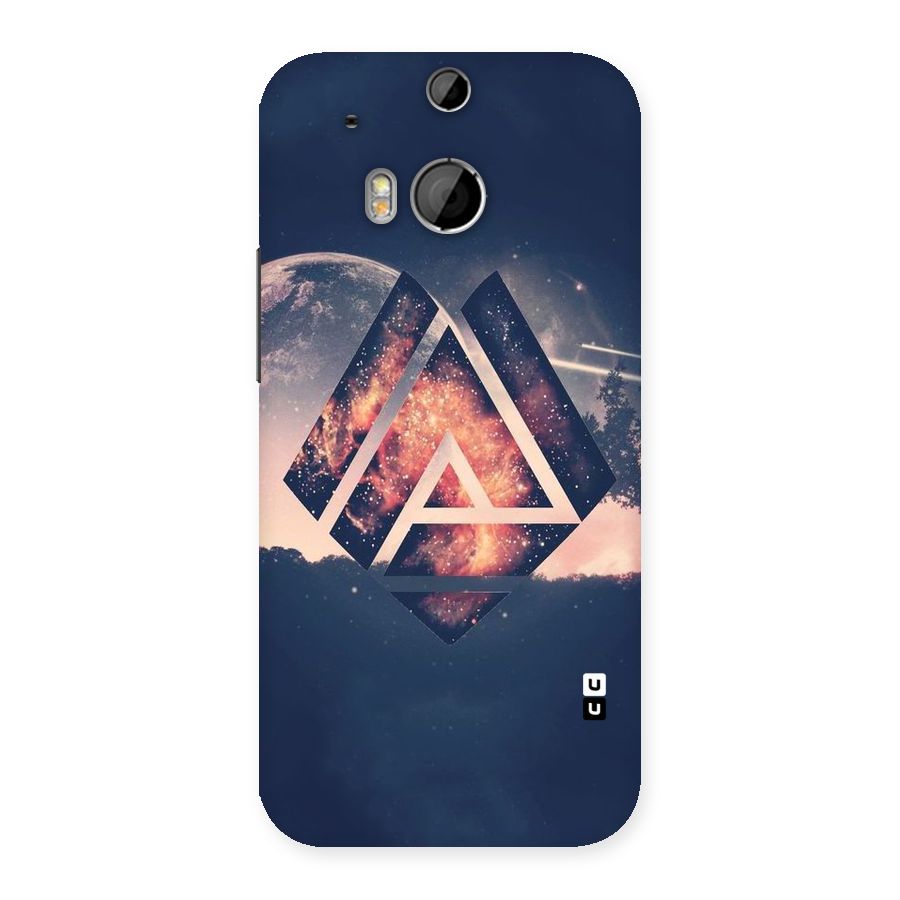 Moon Abstract Back Case for HTC One M8