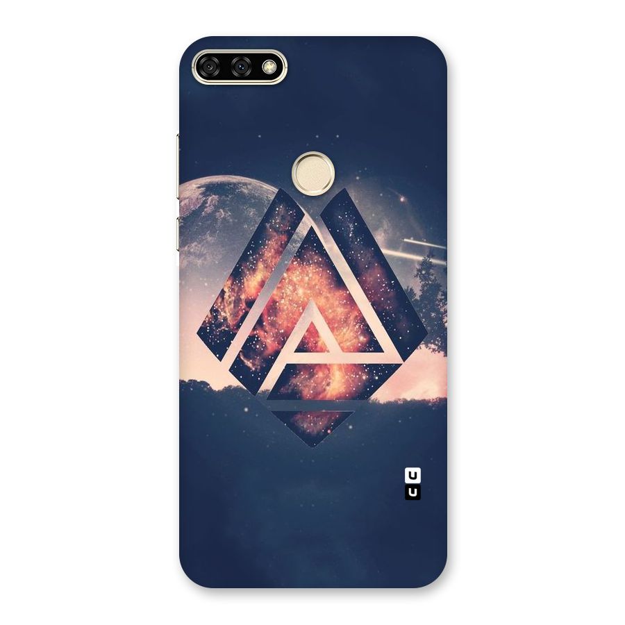 Moon Abstract Back Case for Honor 7A
