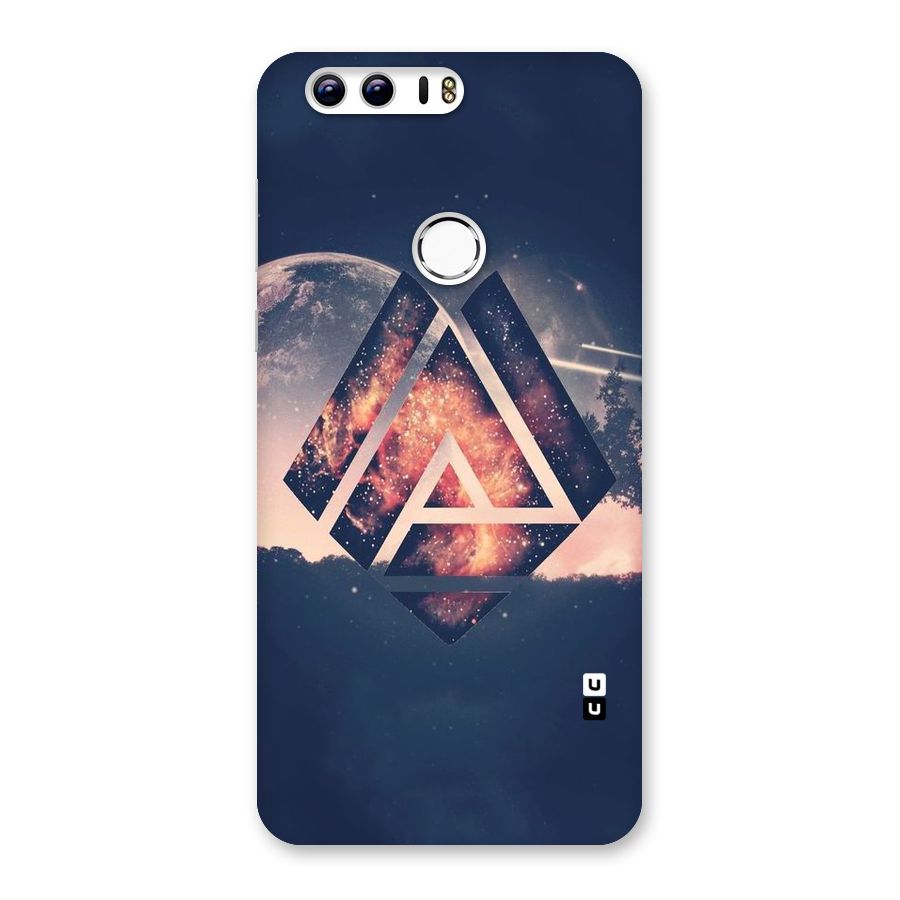 Moon Abstract Back Case for Honor 8