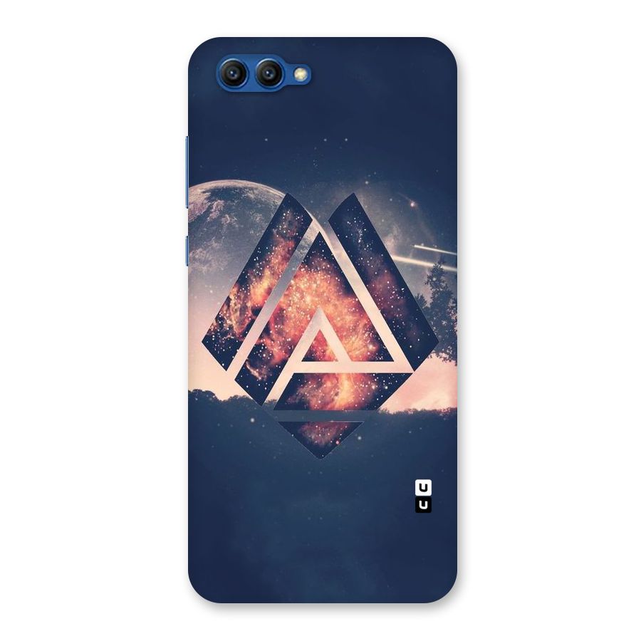 Moon Abstract Back Case for Honor View 10
