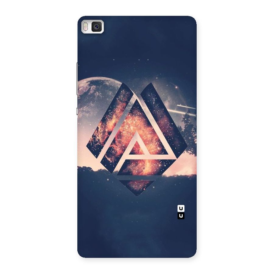 Moon Abstract Back Case for Huawei P8