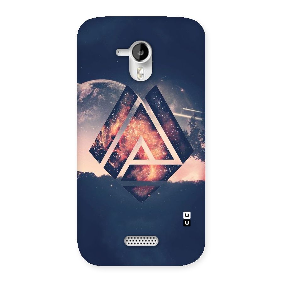 Moon Abstract Back Case for Micromax Canvas HD A116