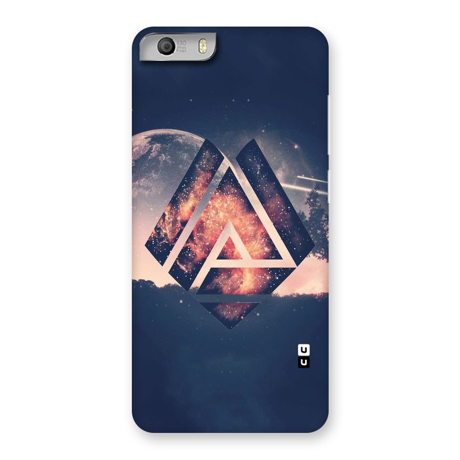 Moon Abstract Back Case for Micromax Canvas Knight 2