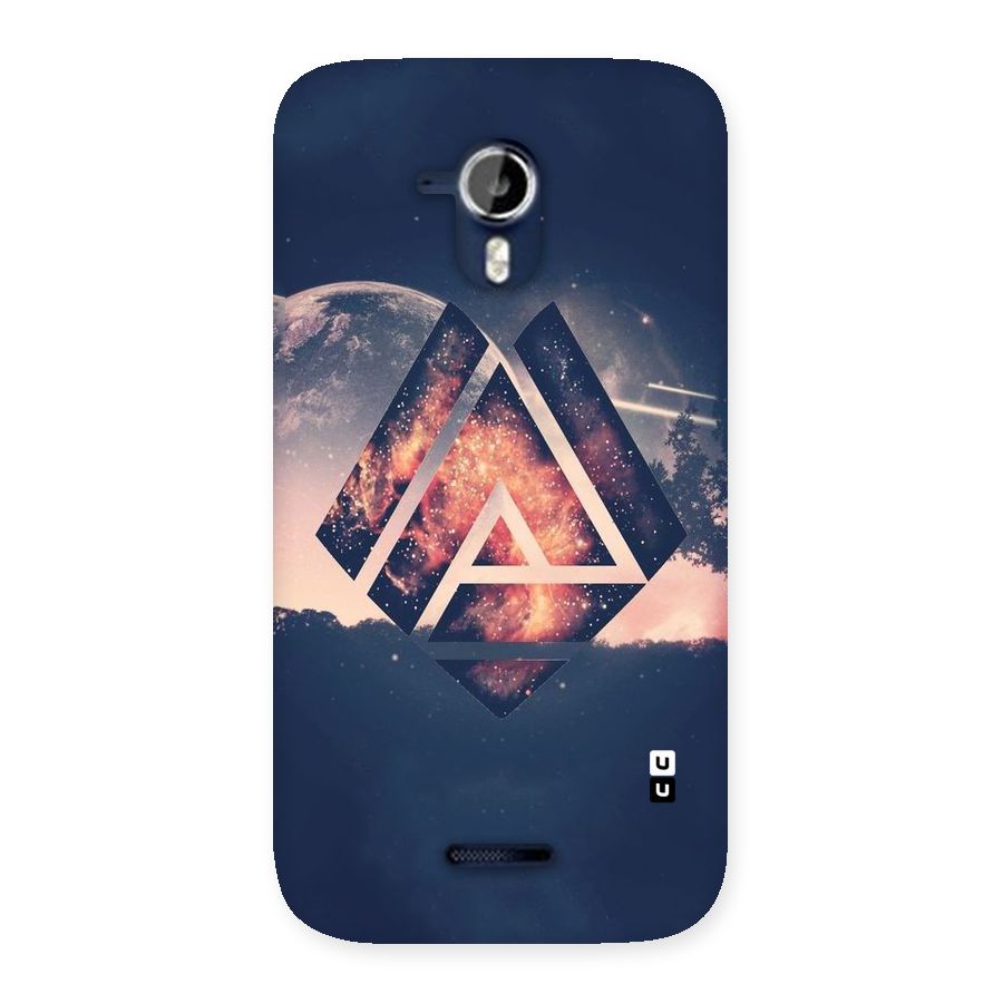 Moon Abstract Back Case for Micromax Canvas Magnus A117
