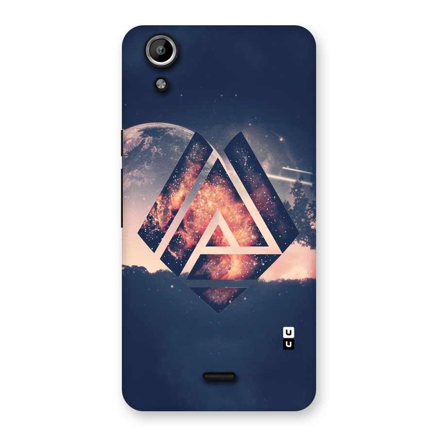 Moon Abstract Back Case for Micromax Canvas Selfie Lens Q345