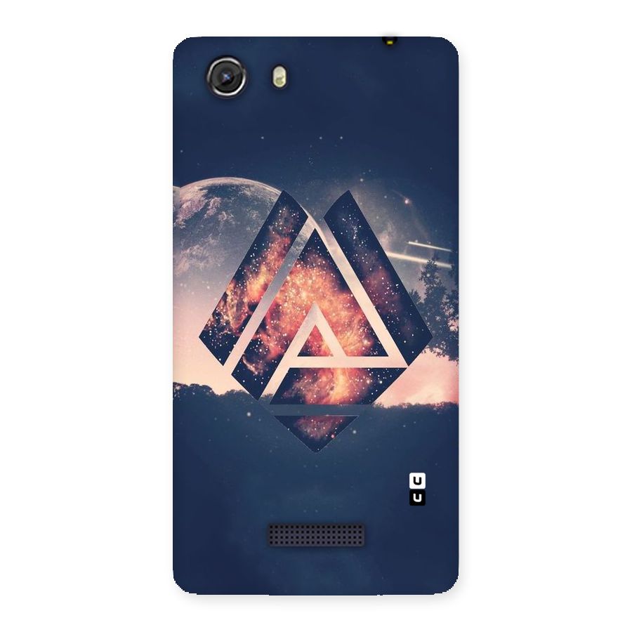 Moon Abstract Back Case for Micromax Unite 3