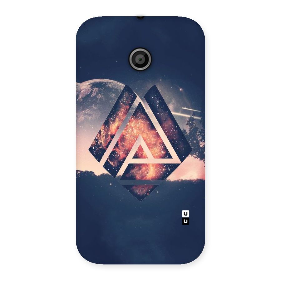 Moon Abstract Back Case for Moto E