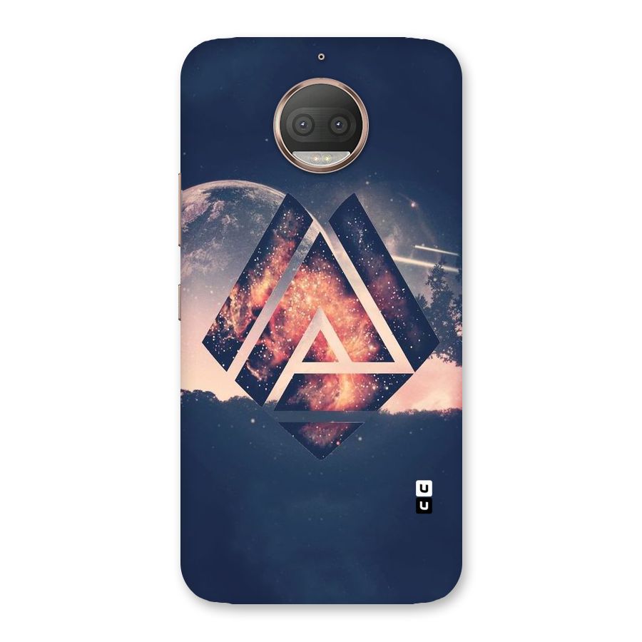 Moon Abstract Back Case for Moto G5s Plus