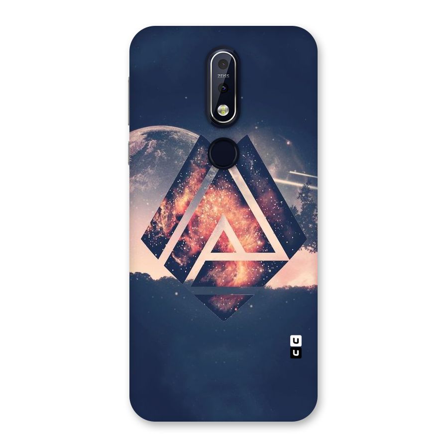 Moon Abstract Back Case for Nokia 7.1