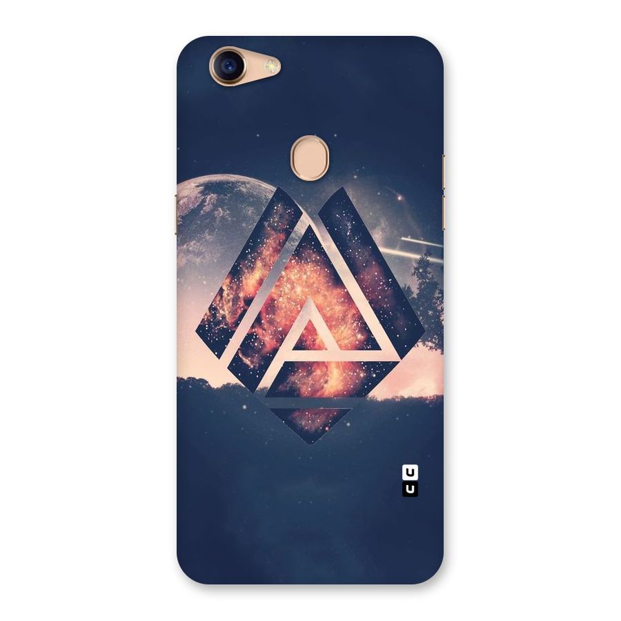 Moon Abstract Back Case for Oppo F5 Youth