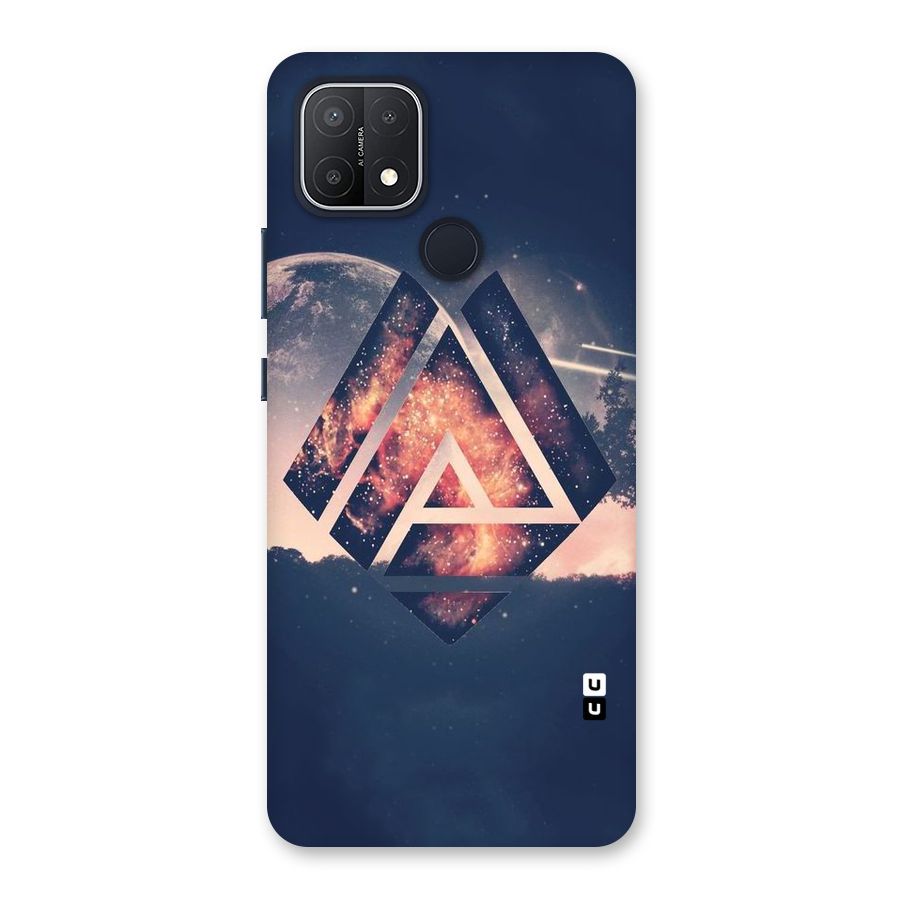 Moon Abstract Back Case for Oppo A15