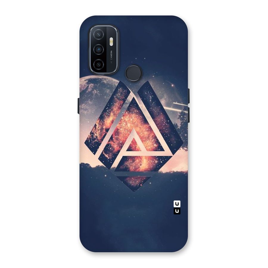 Moon Abstract Back Case for Oppo A32