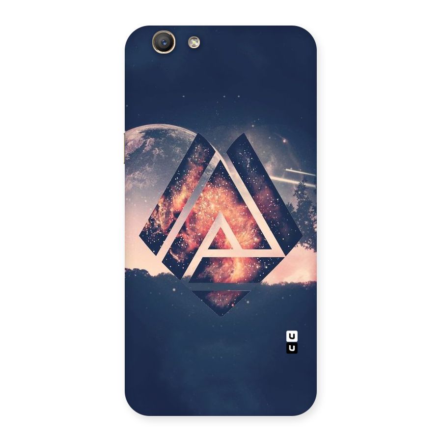 Moon Abstract Back Case for Oppo F1s