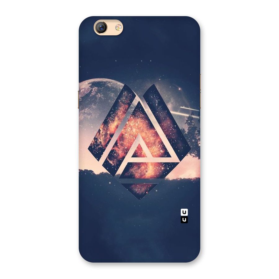 Moon Abstract Back Case for Oppo F3 Plus